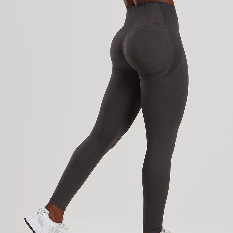 Custom High-Waisted Ribbed Seamless Leggings Manufacturer | Women's Yoga & Workout Leggings Supplier
