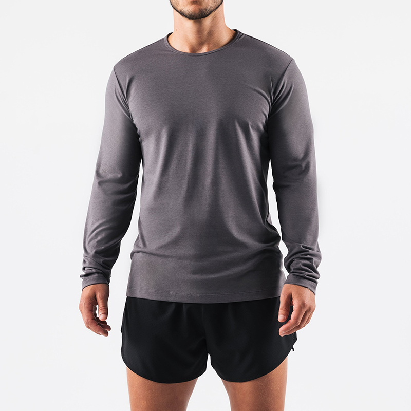 Custom Men's Classic Foundation Long Sleeve Shirt Manufacturer | Men's Casual & Sportswear Supplier