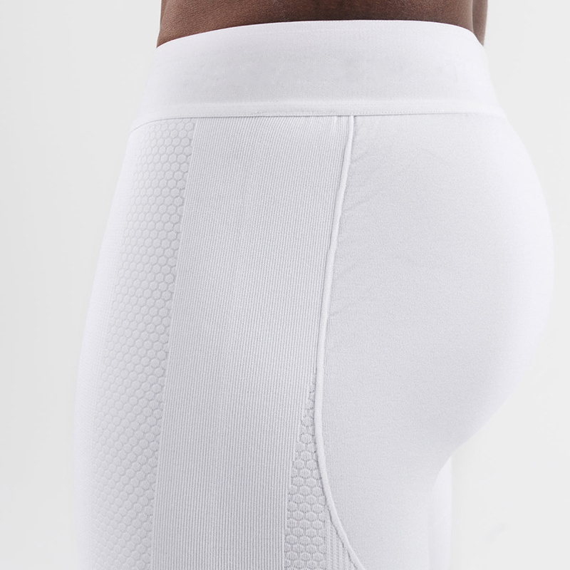 Custom Men's Double Inseam Panel Elastic Jacquard Waistband Compression Shorts Manufacturer | Men's Sportswear Supplier - Image 4