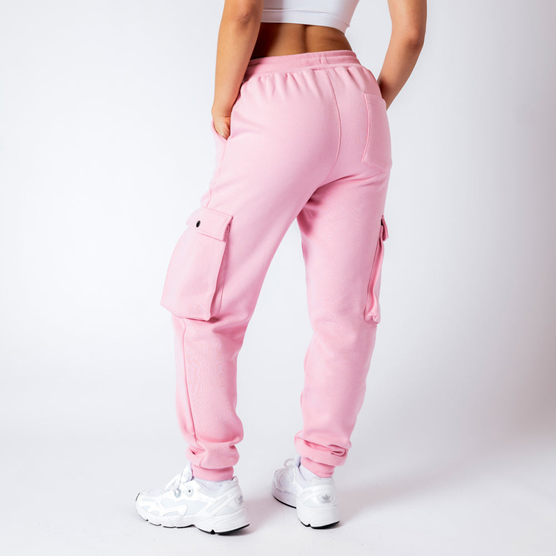Custom Multiple Pockets Tapered Leg Women's Cargo Fleece Jog Pants Manufacturer | Activewear Supplier - Image 3