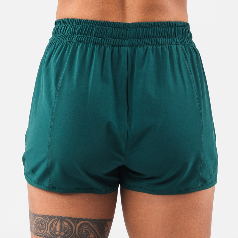 Custom Stretch Woven Zippered Pockets Women's Training Shorts Manufacturer | Sportswear Supplier - Image 3