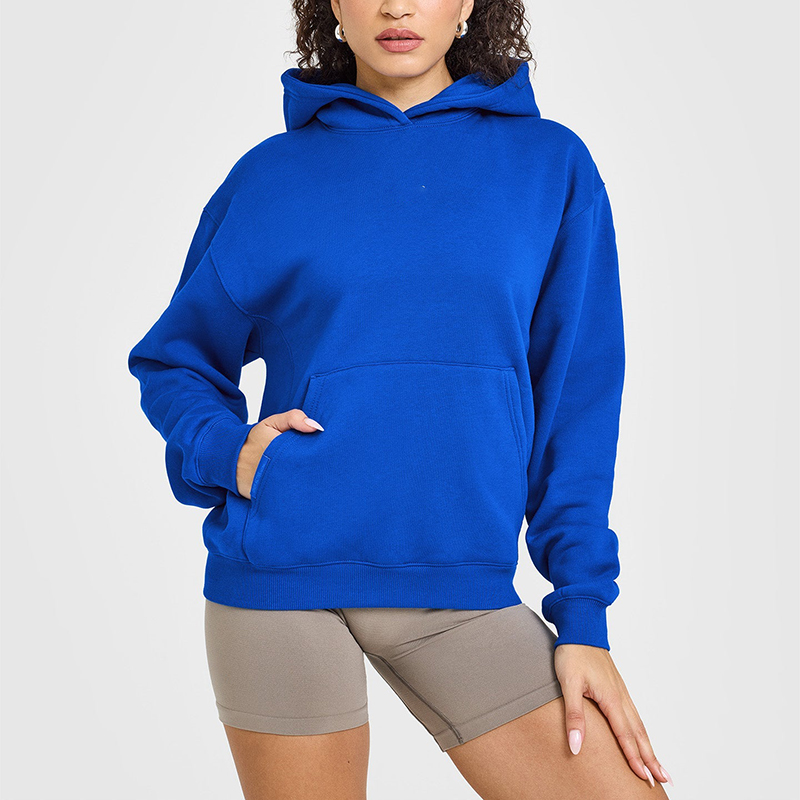 Custom Women's Oversized Dropped Shoulder Hoodie Manufacturer | Casual & Gym Wear Supplier